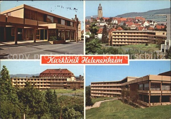Bad Wildungen Kurklinik Helenenheim Teilansichten