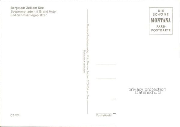Zell See Grand Hotel Seepromenade Schiffsanlegep – Bild 2