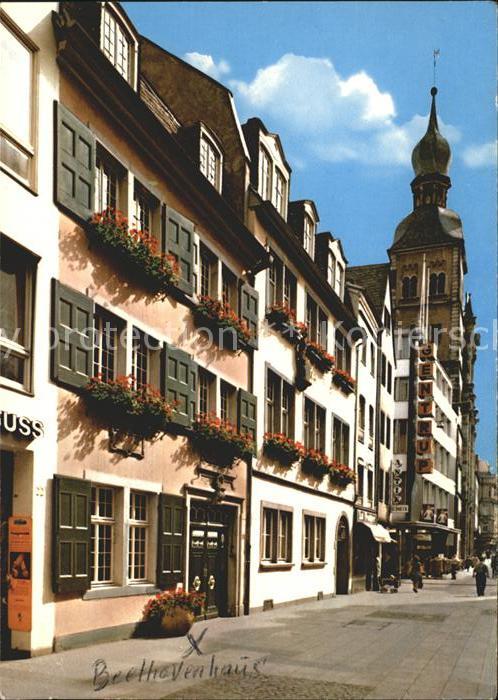 Bonn Rhein Geburtshaus von Ludwig van Beethoven