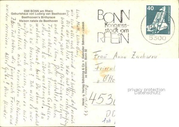 Bonn Rhein Geburtshaus von Ludwig van Beethoven – Bild 2