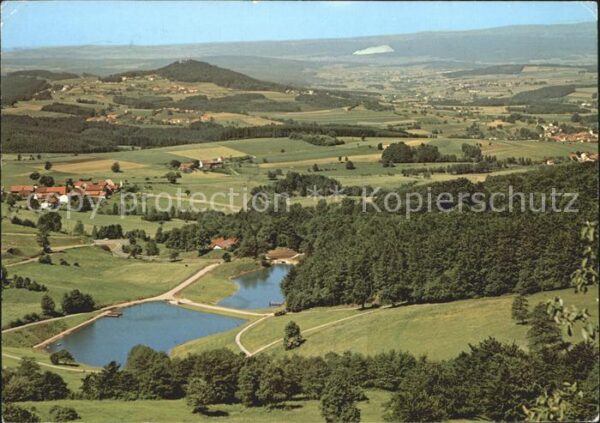 Wasserkuppe Rhoen Blick über Guckaisee Poppenhausen Ebers