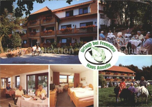 Bad Holzhausen Luebbecke Pension Haus Annelie Gaststube Gartente