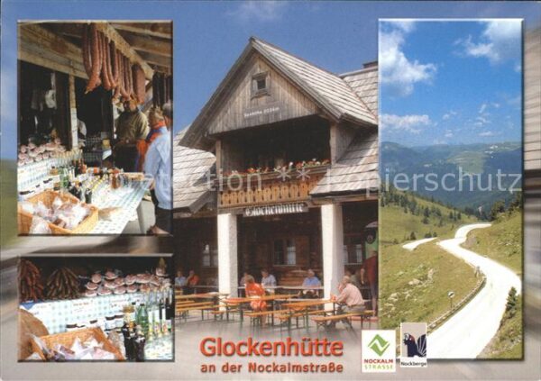 Kaernten Glockenhütte Nockalmstrasse Büffet