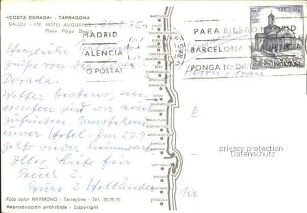 Salou Hotel Augustus Playa Fliegeraufnahme – Bild 2