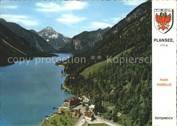 Reutte Tirol Plansee Hotel Forelle Badestrand Fliege