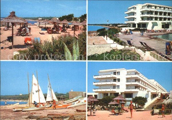 Formentera Hotel Formentera  Strand Segelboote
