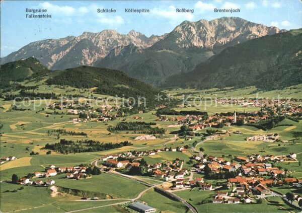 Pfronten mit Falkenstein Schlicke Köllespitze un