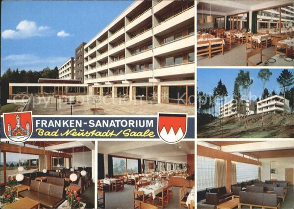 Neustadt Saale Franken Sanatorium Gastraum Speisesaal