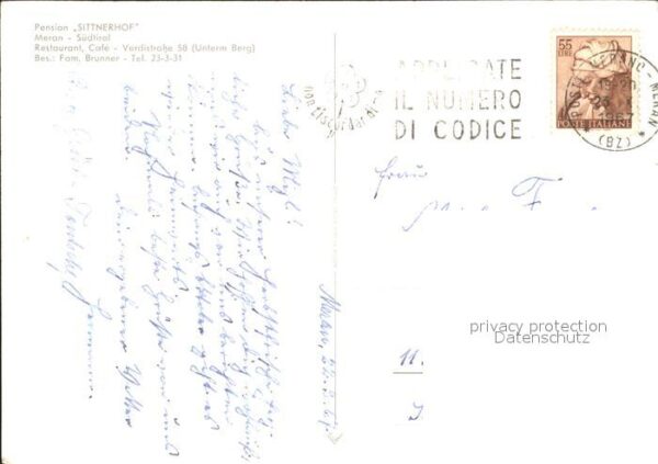 Meran Merano Pension Sittnerhof – Bild 2