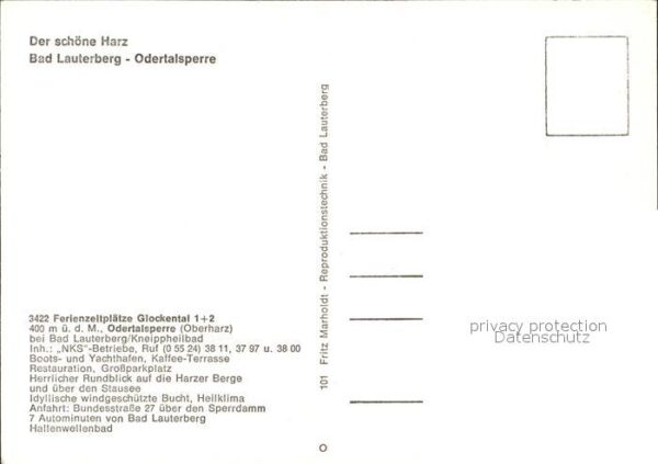 Bad Lauterberg Campingplätze Glockental Oderstausee Re – Bild 2