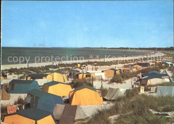 Prerow Ostseebad Zeltplatz Strandpartie