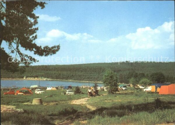 Ehrenfriedersdorf Erzgebirge Camping am Greifenbach Stauweiher mit G