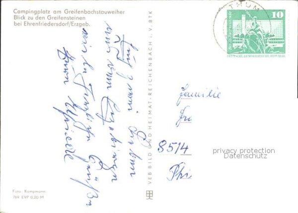 Ehrenfriedersdorf Erzgebirge Camping am Greifenbach Stauweiher mit G – Bild 2