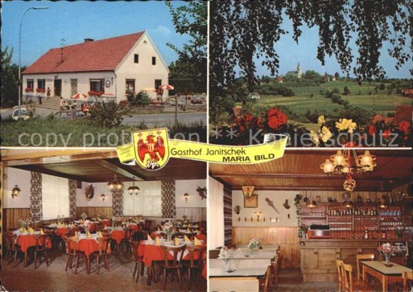 Burgenland Oesterreich Gasthof Janitschek Gaststube Theke Pano