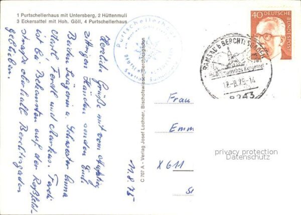 Purtschellerhaus Hoher Goell am Hohen Göll Untersberg Hüttenmuli Eck – Bild 2