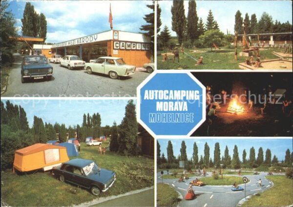 Mueglitz Mohelnice Czechia Autocamping Morava Eingang Spielplatz L