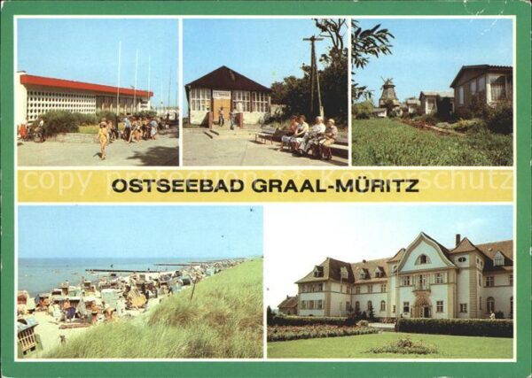 Graal-Mueritz Ostseebad Broilergaststätte Cafe Seeblick Strandp