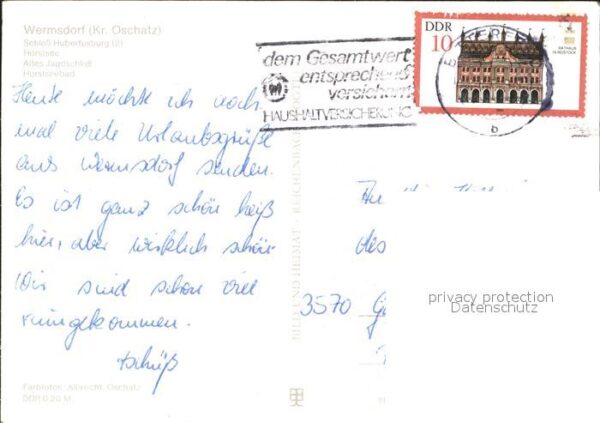 Wermsdorf Schloss Hubertusburg Horstsee Altes Jag – Bild 2