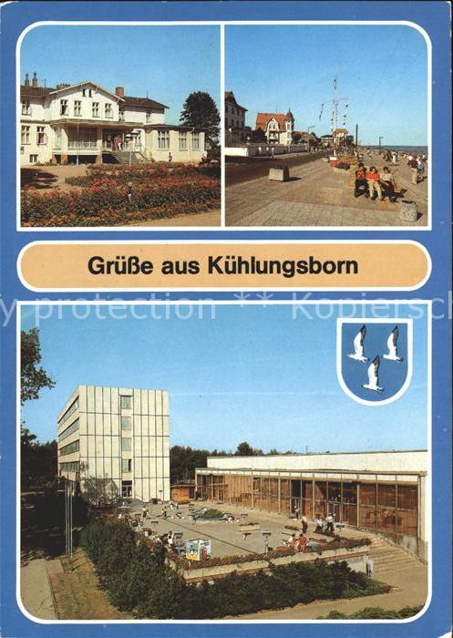 Kuehlungsborn Ostseebad Ostseehotel Strandpromenade FDGB Erholu