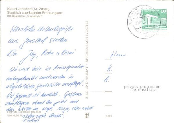 Jonsdorf HO Gaststätte Gondelfahrt – Bild 2