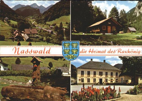 Nasswald Panorama Hubners Gedenkstätte Holzbrunn