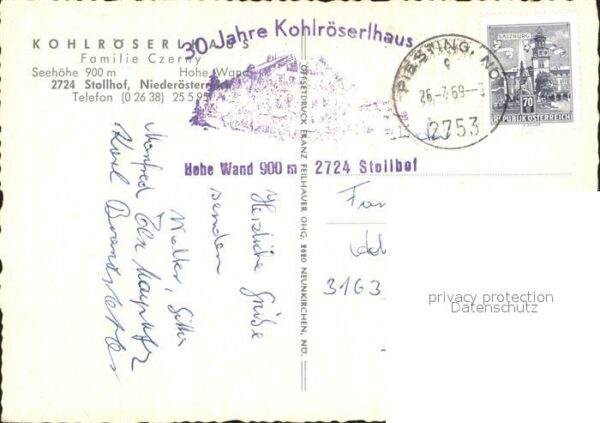 Stollhof Hohe Wand Kohlröserlhaus – Bild 2