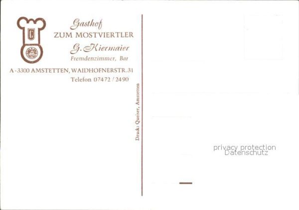 Amstetten Niederoesterreich Gasthof zum Mostviertler Bar Gaststube – Bild 2
