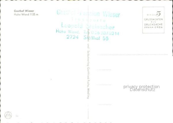 Stollhof Hohe Wand Gasthof Wieser – Bild 2