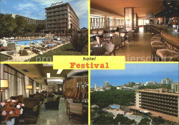 Playa de Palma Mallorca Hotel Festival Swimmingpool Speisesaal