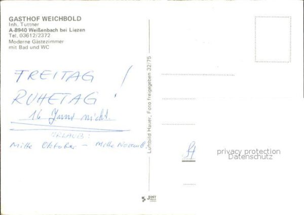 Weissenbach Liezen Fliegeraufnahme Gasthof Weichbold Gastr – Bild 2