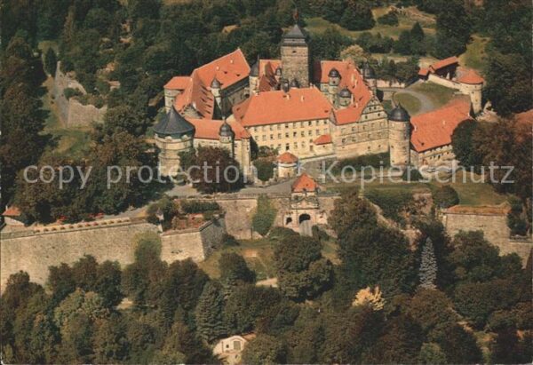 Kronach Oberfranken Veste Rosenberg Fliegeraufnahme