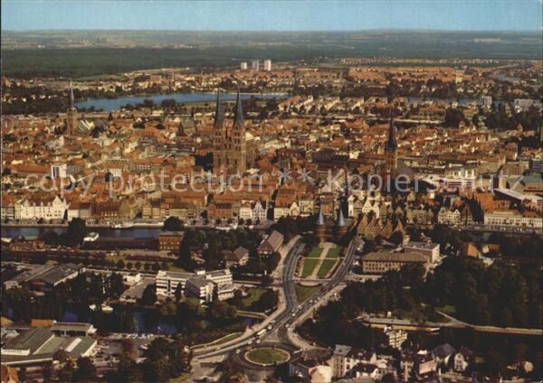 Luebeck Fliegeraufnahme