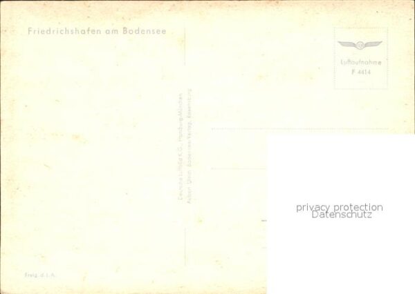 Friedrichshafen Bodensee Fliegeraufnahme – Bild 2