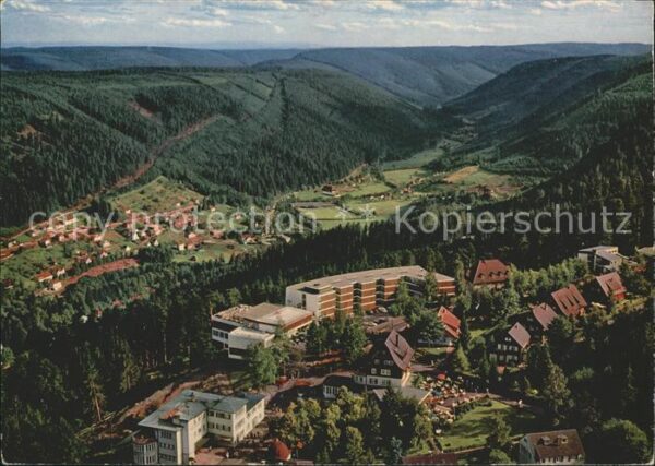 Wildbad Schwarzwald Sommerberg Fliegeraufnahme