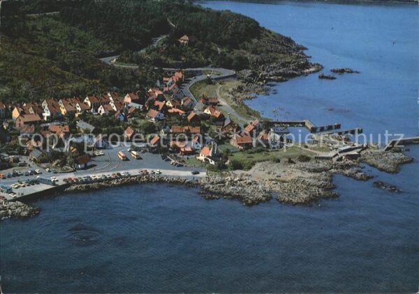 Bornholm Gudhjem Fliegeraufnahme