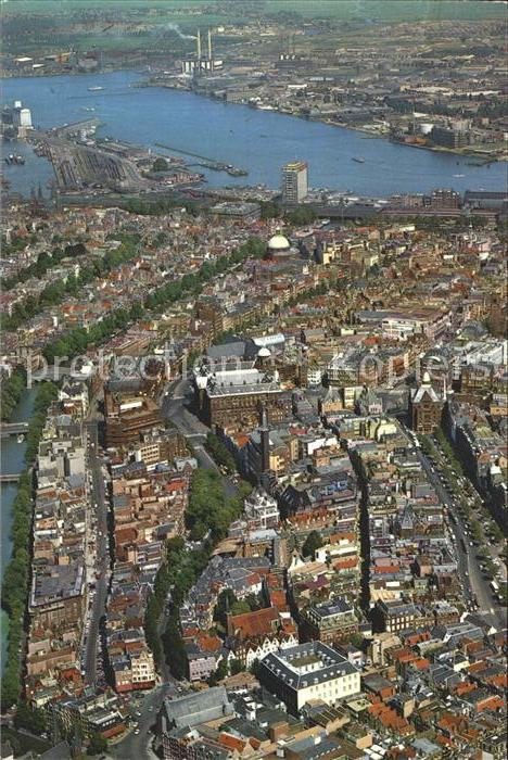 Amsterdam Niederlande Centrum Fliegeraufnahme