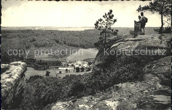 Berdorf Echternach Panorama pris de Ile du Diable