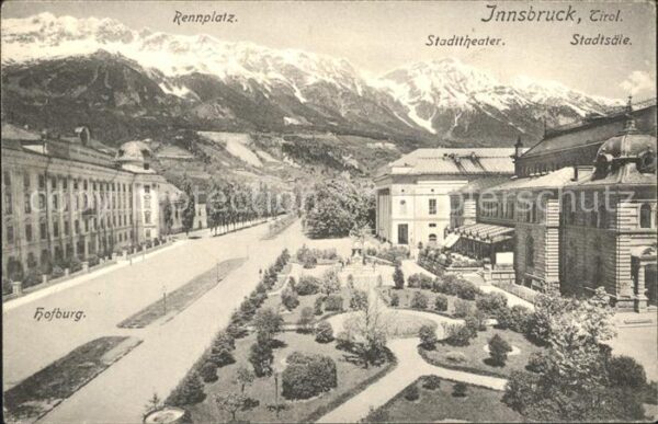 Innsbruck Rennplatz Hofburg Stadttheater Stadtsäl