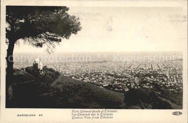 Barcelona Cataluna von Tibidabo