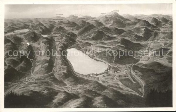 Baerental Feldberg Panoramakarte Titisee Lenzkirch St Blas