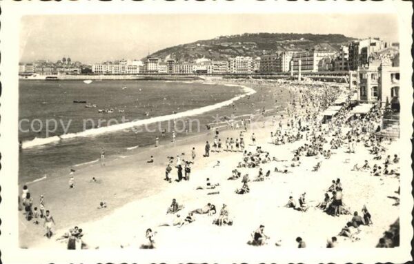 San Sebastian  Pais Vasco ES Concha Strand