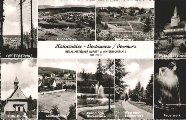 Hahnenklee-Bockswiese Harz Katholische Kirche Tennisplatz Stabkirc