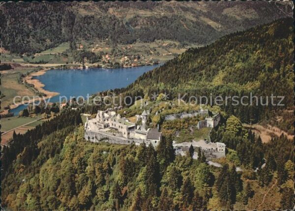 Villach Kaernten Ruine Landskron Ossiachersee Fliegerauf