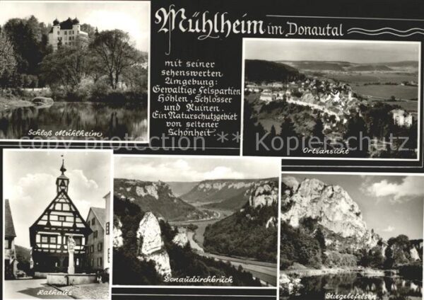 Muehlheim Donau Schloss Mühlheim Rathaus Stiegelefelsen