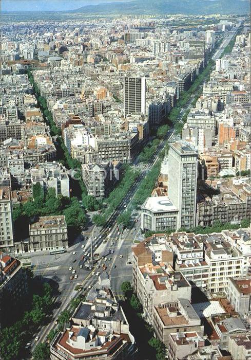 Barcelona Cataluna Plaza Victoria cruce de la Diagonal P d