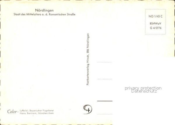 Noerdlingen Fliegeraufnahme – Bild 2