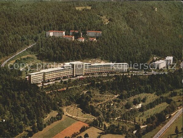 Schwabthal Sanatorium Lautergrund Fliegeraufnahme