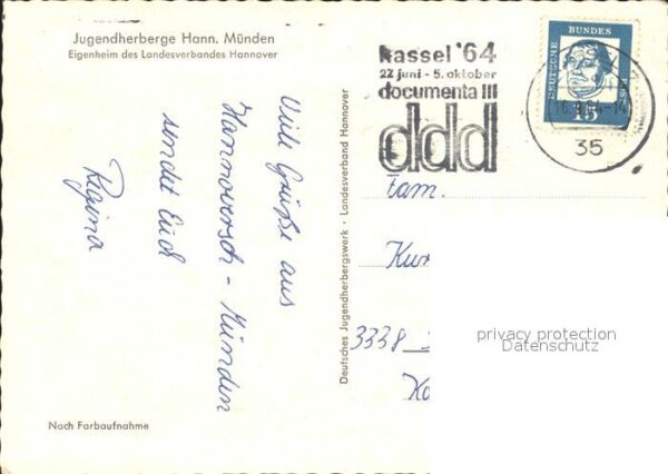 Hann. Muenden Jugendherberge Eigenheim Landesverbande – Bild 2