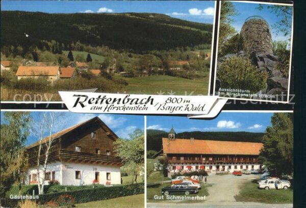 Rettenbach Sankt Englmar Aussichtsturm Hirschenstein Schmelmerho