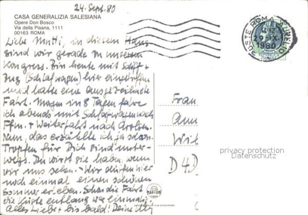 Roma Rom Casa Generalizia Salesiana Opere Don Bo – Bild 2